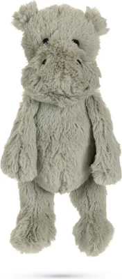 Image de Jouet pour chien Beeztees en peluche sans couineur, motif : hippopotame Quin 40 cm