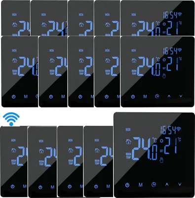 Produktbild von 15X WiFi Thermostat, Digital LCD Raumthermostat Thermostat Wandthermostat Unterputz Fussbodenheizung fuer Warmwasserbereitung Woche programmierbare Tuya App-Steuerung
