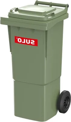 Image de Grandes poubelles vertes d'occasion de 60 litres