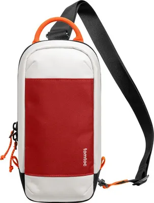 Immagine prodotto di Tomtoc Custodia per Nintendo Switch 2 Sling Bag, custodia protettiva per console e giochi Switch, rosso