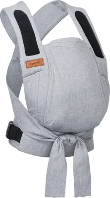 Produktbild von HOPPEDIZ Babytrage Bondolino b.pure Komforttrage ab Geburt (3 - 20 kg) Bauchtrage, Rückentrage & Hüfttrage all grey