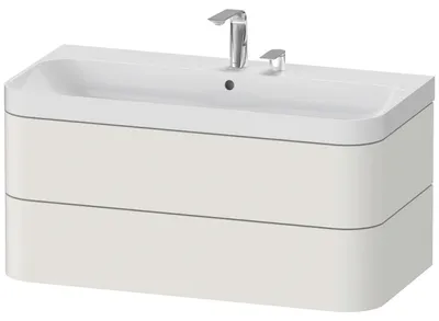 Produktbild von DURAVIT HP4348E3939 WTU m. Happy D.2 Plus, 2 SchK., 2 HL,