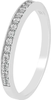 Produktbild von 925 Echt Silber Ring, Zirkonia gefasst, 925/rhodiniert
