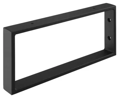 Obrázok produktu pre Konzola Sapho 350 x 150 x 40 mm, lakovaná oceľ, matná čierna