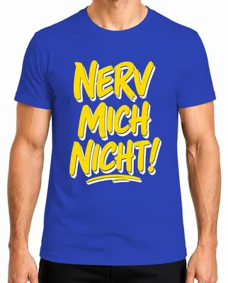 Obrázok produktu pre Tričko s nápisom "Neotravuj ma", vtipný slogan, sarkastická hláška, pre introvertov, pánske, modré, veľkosť XXL
