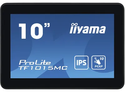 Produktbild von iiyama TF1015MC-B3, 25,6 cm (10.1"), 1280 x 800 Pixel, HD, LED, 29 ms, Schwarz