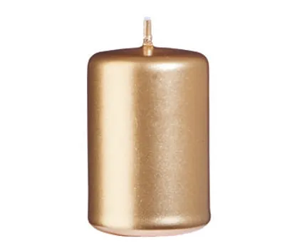 Produktbild von Stumpenkerzen Gold 50 x Ø 30 mm, 48 Stück