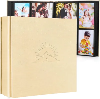 Obrázok produktu pre Fotoalbum 10 x 15 cm, 1000 fotiek, umelá koža, pre rodinu