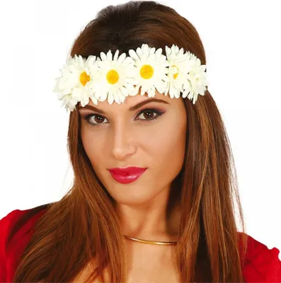 Produktbild von Hippie Stirnband Flower Power für Fasching & Motto Party