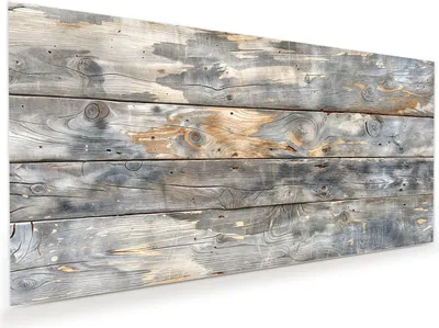Produktbild von Glasbild 110x55cm in XXL für Wohnzimmer, Schlafzimmer Motiv Vintage Holzplanken