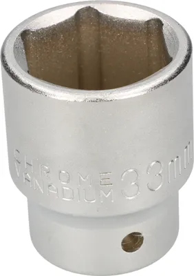 Produktbild von KOTARBAU®  Sechskant Steckschlüssel-Einsatz 3/4 Zoll 33 mm aus Chrom-Vanadium-Stahl