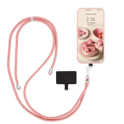 Produktbild von Handykette Universal + Farbauswahl + zum Umhängen für Handyhülle Hülle Cover  Rosegold