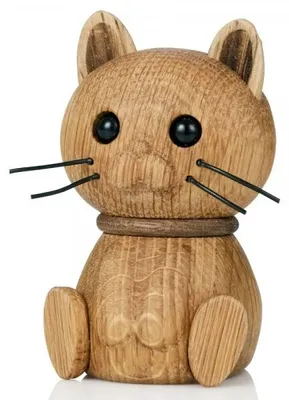 Produktbild von Lucie Kaas Holzfigur Katze Cat Misse