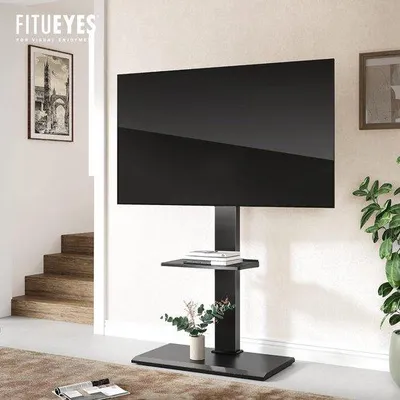 Immagine prodotto di Supporto TV regolabile con base in ferro per televisori da 50-85 pollici fino a 50 kg - VESA max 800x400 mm - Nero