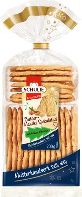 Zdjęcie produktu dla Masło migdałowe speculoos z pokrojonymi migdałami Schulte 200g