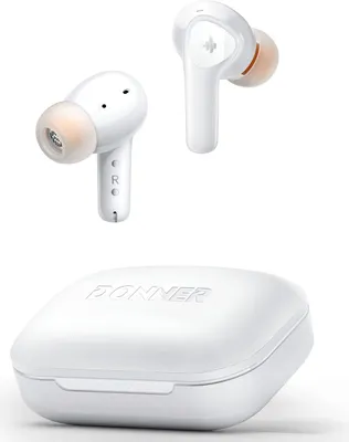 Image de Casque Bluetooth à réduction de bruit, écouteurs intra-auriculaires sans fil