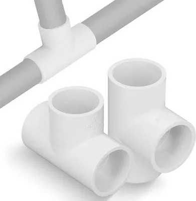 Produktbild von 12 Stück PVC-Plastik-Gelb-Adapter für Wasserrohr-Verbindungen - Hausverbesserung (20mm)
