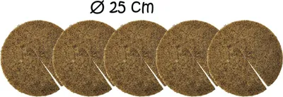 Produktbild von 5 x Kokos-Mulchscheibe Ø 25 cm