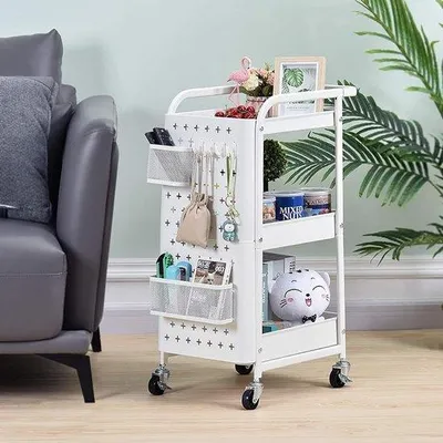 Produktbild von Famanu Küchenwagen Stabiler Servierwagen - 30 x 45 x 76 cm