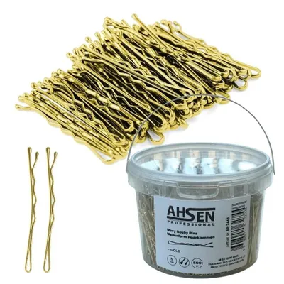 Produktbild von AP Haarklammern Gewellt Gold 5cm Hair Pins Haarnadeln