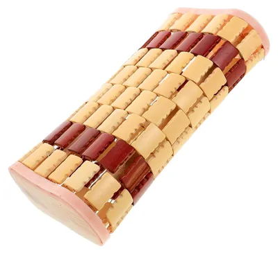 Produktbild von Nackenstützkissen aus Bambus für Sauna und Schlaf, ergonomisch geformt, langlebig und formstabil