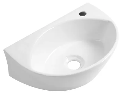 Zdjęcie produktu dla Umywalka ceramiczna LIZA 40 x 27 cm, biała