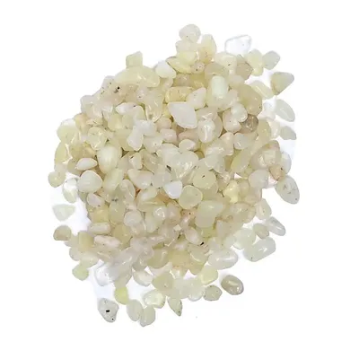 Produktbild von Schwefelquarz-Trommelsteine B-Qualität – 2er-Set – ±800 g; ±0,5–2,5 cm