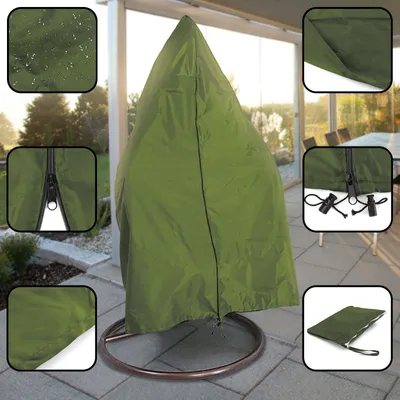 Produktbild von Premium Schutzabdeckung Schutzhülle Cover für Hängesessel Grün 190x100cm