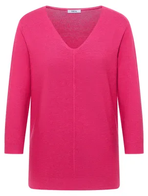 Produktbild von Cecil (304) TOS_Structured V-neck, beetroot pink 17492 17492 XL
