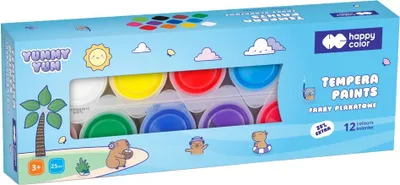 Produktbild von Happy Color Plakatfarben, 12 Farben