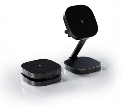 Immagine prodotto di Allity caricatore wireless 3-in-1 per smartwatch, telefono e auricolari con magnete
