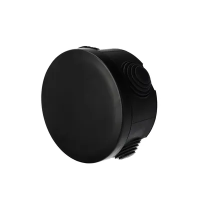 Image de Boîtier hermétique avec passe-câbles, fermeture à encliqueter, 89 x 47 mm, IP55, noir, EDO777827, EDO Technic