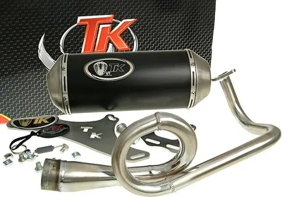 Image de Echappement TurboKit GMax 4T avec homologation pour Kymco Agility 50, Vitality 4T