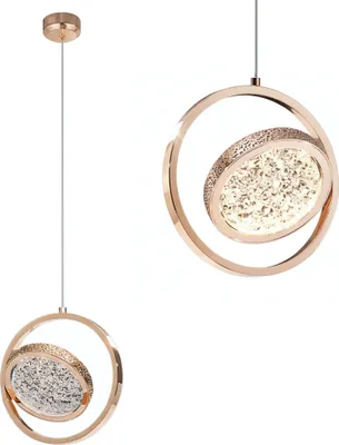 Immagine prodotto di Lampadario A Sospensione Toolight Lhj106-1Cp Rose Gold