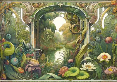 Produktbild von INTERDRUK Puzzle Secret Garden: Der vergessene Garten mit 500 Dplks