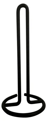 Produktbild von Küchenrollenhalter - Schwarz matt - Metall - H 30 cm
