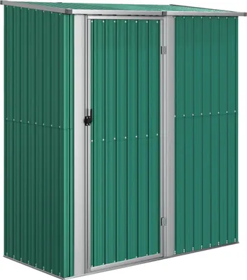 Obrázok produktu pre vidaXL Záhradný prístrešok zelený 180,5x97x209,5 cm Pozinkovaná oceľ