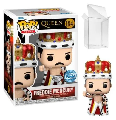 Produktbild von Funko Pop! Queen - Freddie Mercury #184 Diamond Edition Exclusive