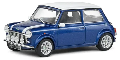 Modellauto Mini Cooper S 1994, 1:43, Die-Cast, blau, 8x15,5x6,5 cm