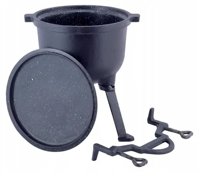 Produktbild von Gusseiserner Jagdkessel 4,0 l Emaillierter Topf KAMILLE