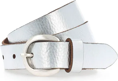 Immagine prodotto di Vanzetti Pelle cintura 25mm Belt W75 Silver Metallic argentato