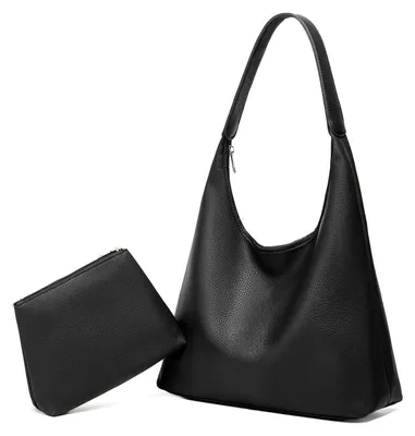 Produktbild von Solidchoice – Große Handtasche aus Kunstleder für Damen, mit integriertem Portemonnaie