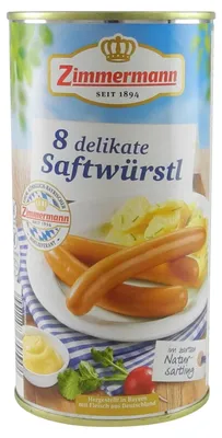 Produktbild von Delikate Saftwürstl (8 Stück / 250 g)