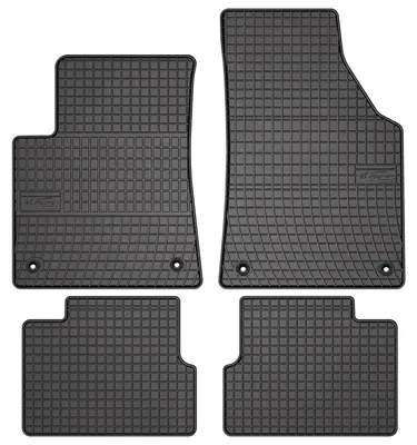 Zdjęcie produktu dla Dywaniki gumowe do Jeep Cherokee KL od 2013 (SUV) – 4 szt., czarne, dopasowane – Wielganizator SolidPRO