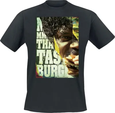 Obrázok produktu pre Pánske tričko Pulp Fiction s motívom Jules, čierne, veľkosť L