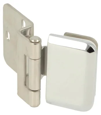 Produktbild von SISO Aufsatztür-Scharnier für Glas mit Bohrung Edelstahl