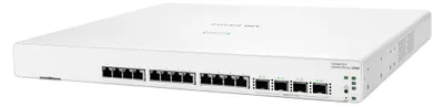 Zdjęcie produktu dla HPE Aruba Networking Networking Instant On Switch 12p 10GBT 4p SFP+ 1960, Zarządzany, L2+, 10G Ethernet (100/1000/10000), Pełny dupleks, Możliwości montowania w stelażu, 1U