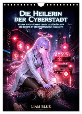 Produktbild von Die Heilerin der Cyberstadt (Wandkalender 2027 DIN A4 hoch), CALVENDO Monatskalender