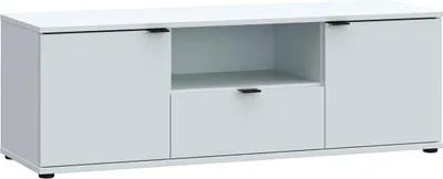 Produktbild von Lowboard GANYMEDE, 2 Türen, 1 Schubkasten, 1 offenes Fach, Secret Grey