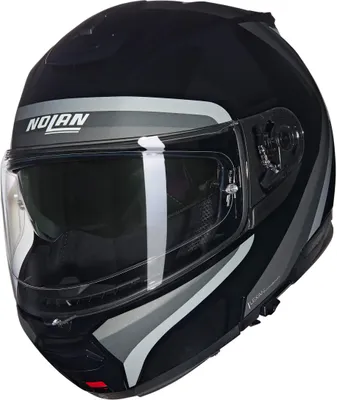 Zdjęcie produktu dla Kask modułowy NOLAN N100-6 Assoluto 349 Black Silver White rozmiar S
